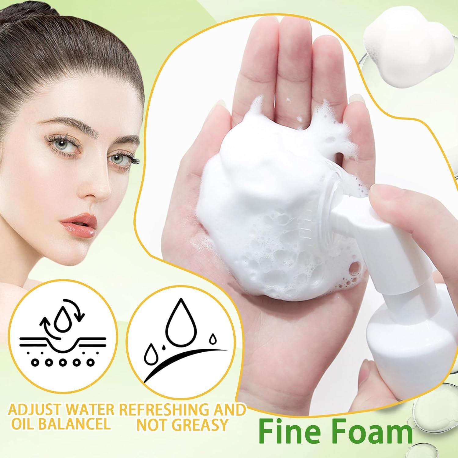 Limpiador Facial Espumoso LingHaoLH Aloe Vera 2PCS 10.16cm