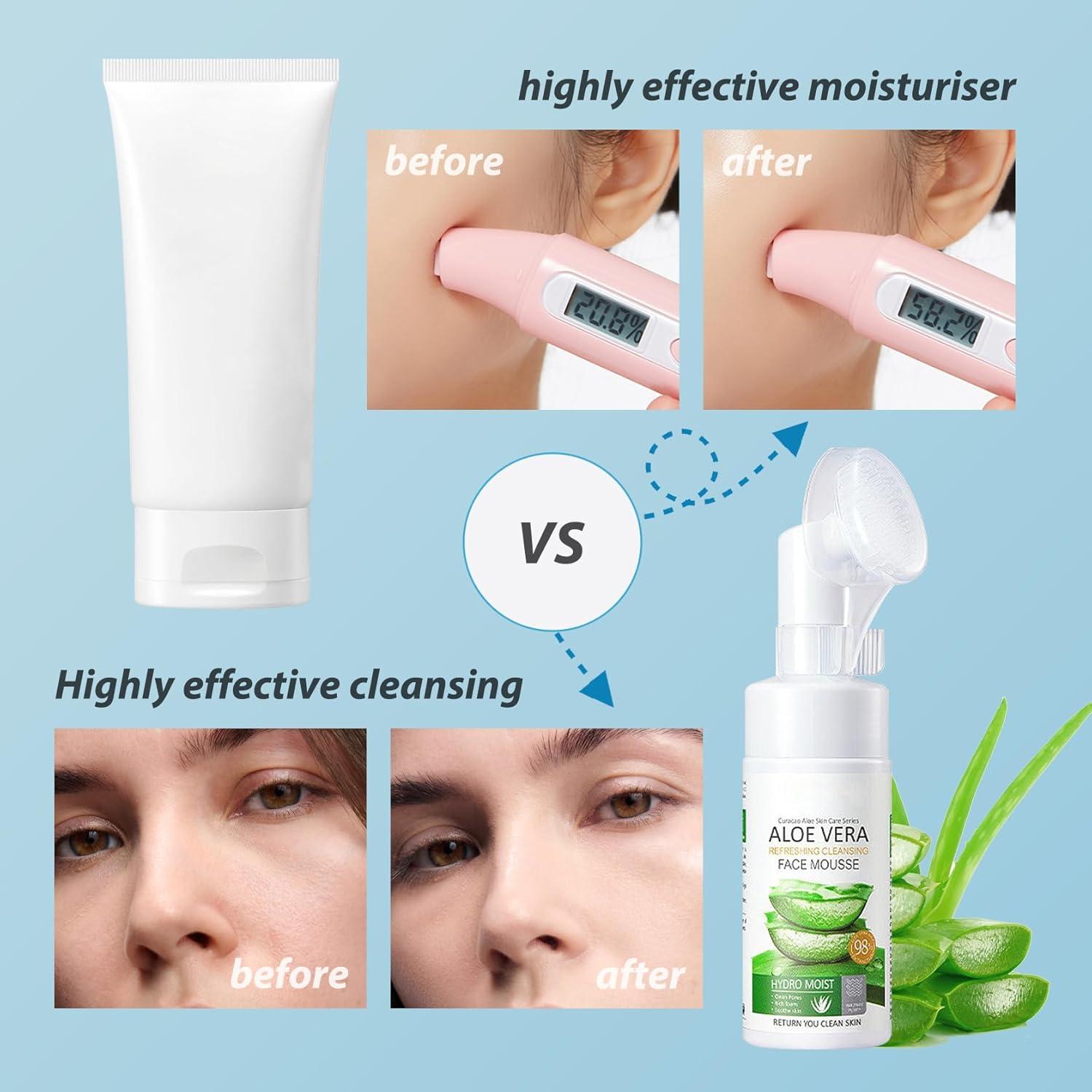 Set de 2 Limpiadores Faciales Aloe Vera LJYBoBin 310g