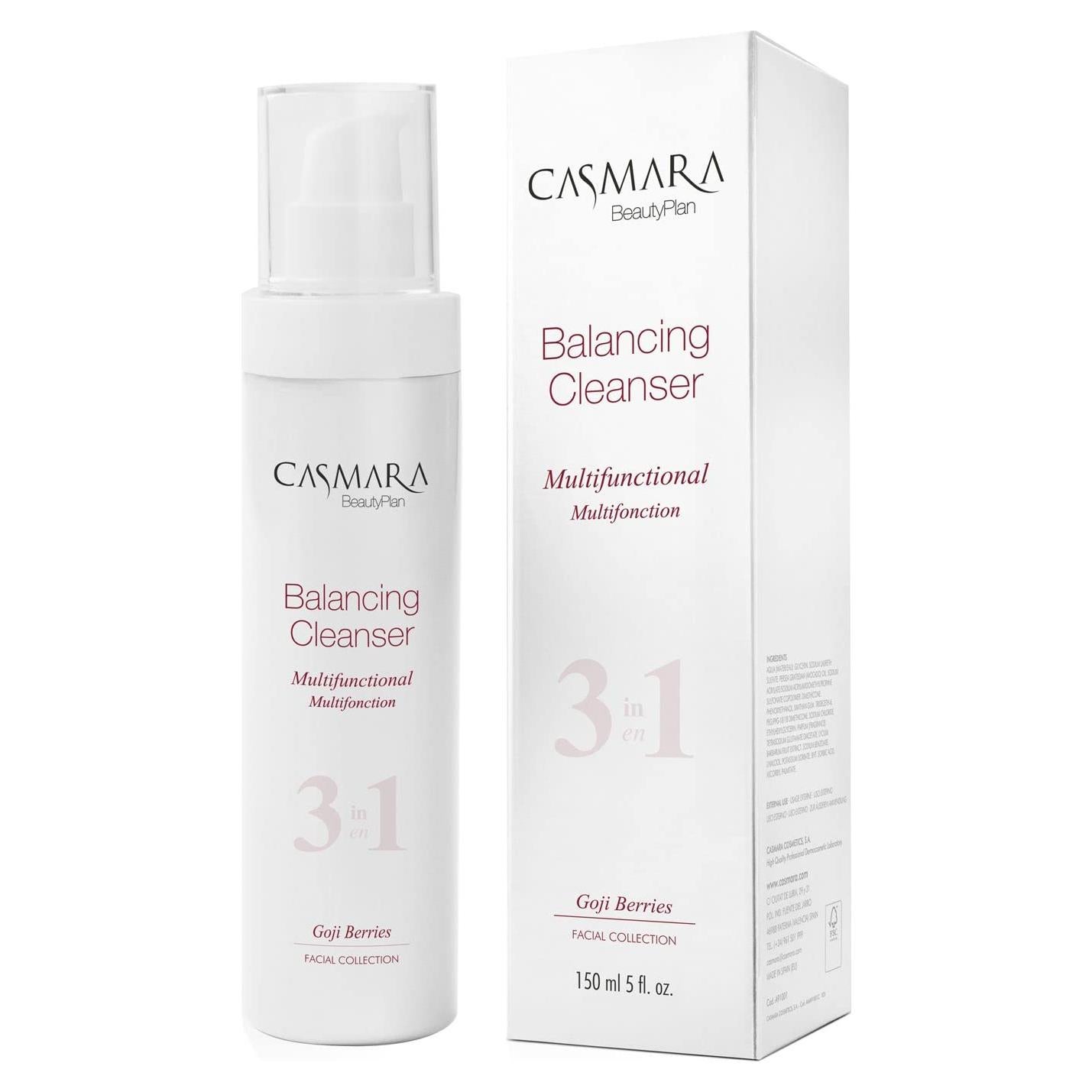 Limpiador Equilibrante Casmara 150 ml - 3 en 1 Antioxidante