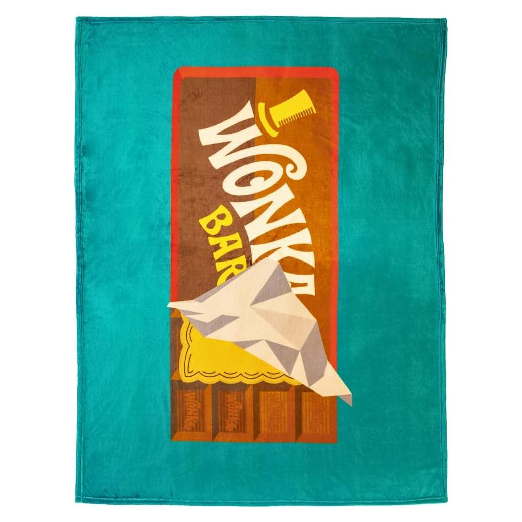 Manta Willy Wonka Franco 116x152 cm Suave y Lavable