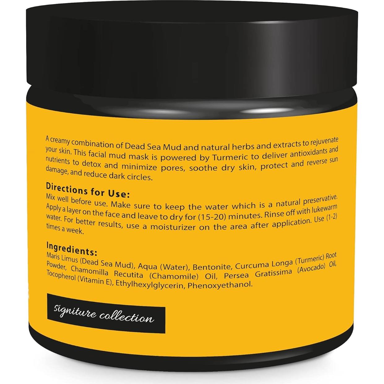 Máscara Facial de Barro del Mar Muerto Juman 219.9 g - Natural