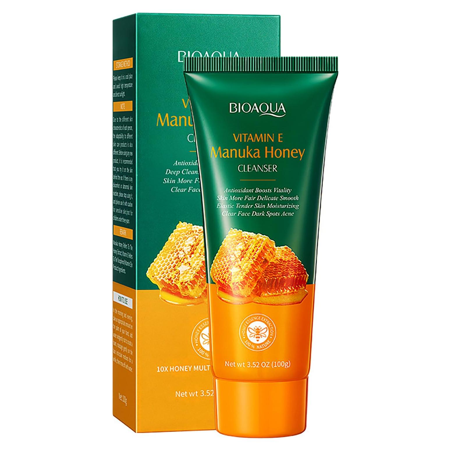 Limpiador Facial BIOAQUA Miel de Manuka y Vitamina E 100g