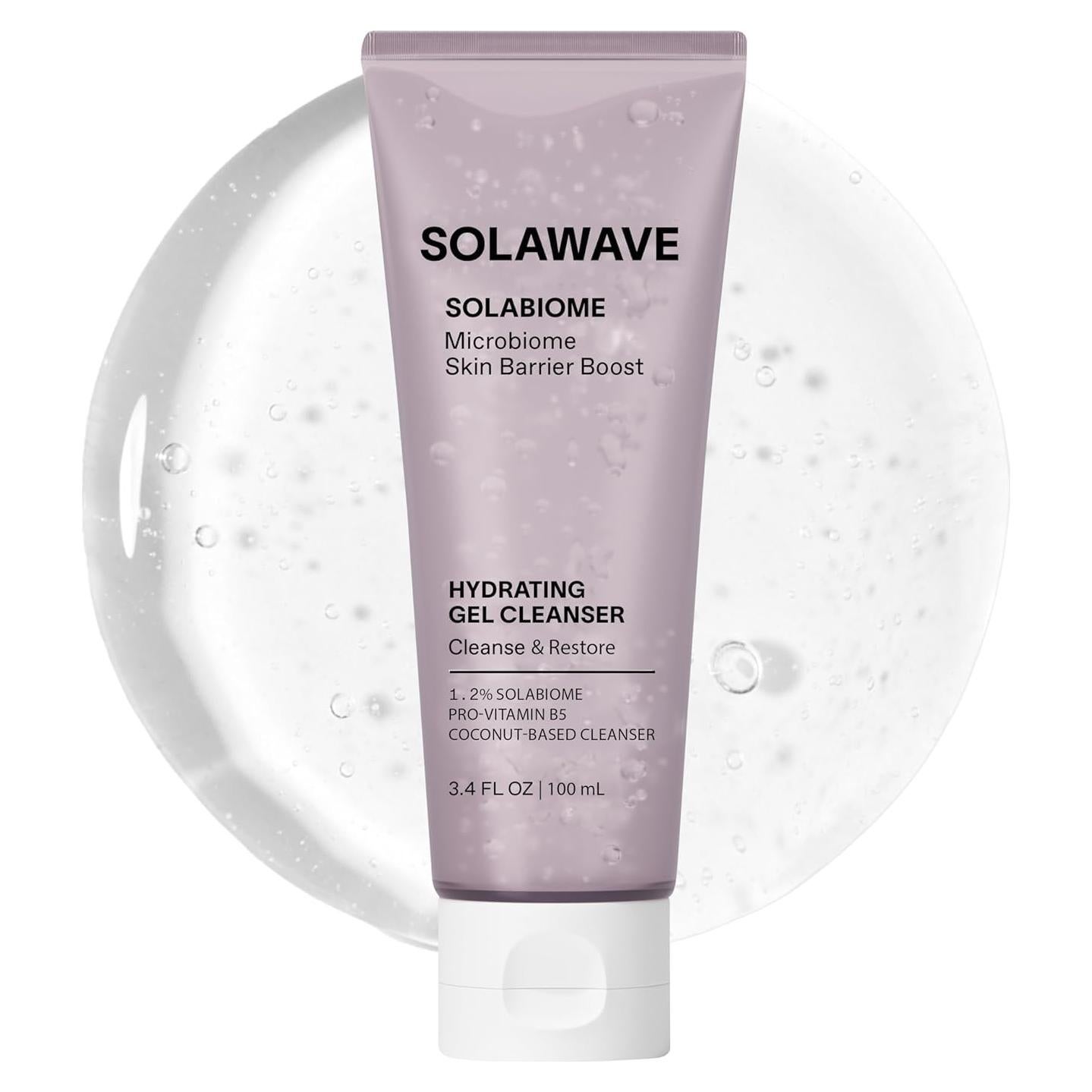 Limpiador Facial en Gel Solawave 100 ml - Hidratante y Calmante