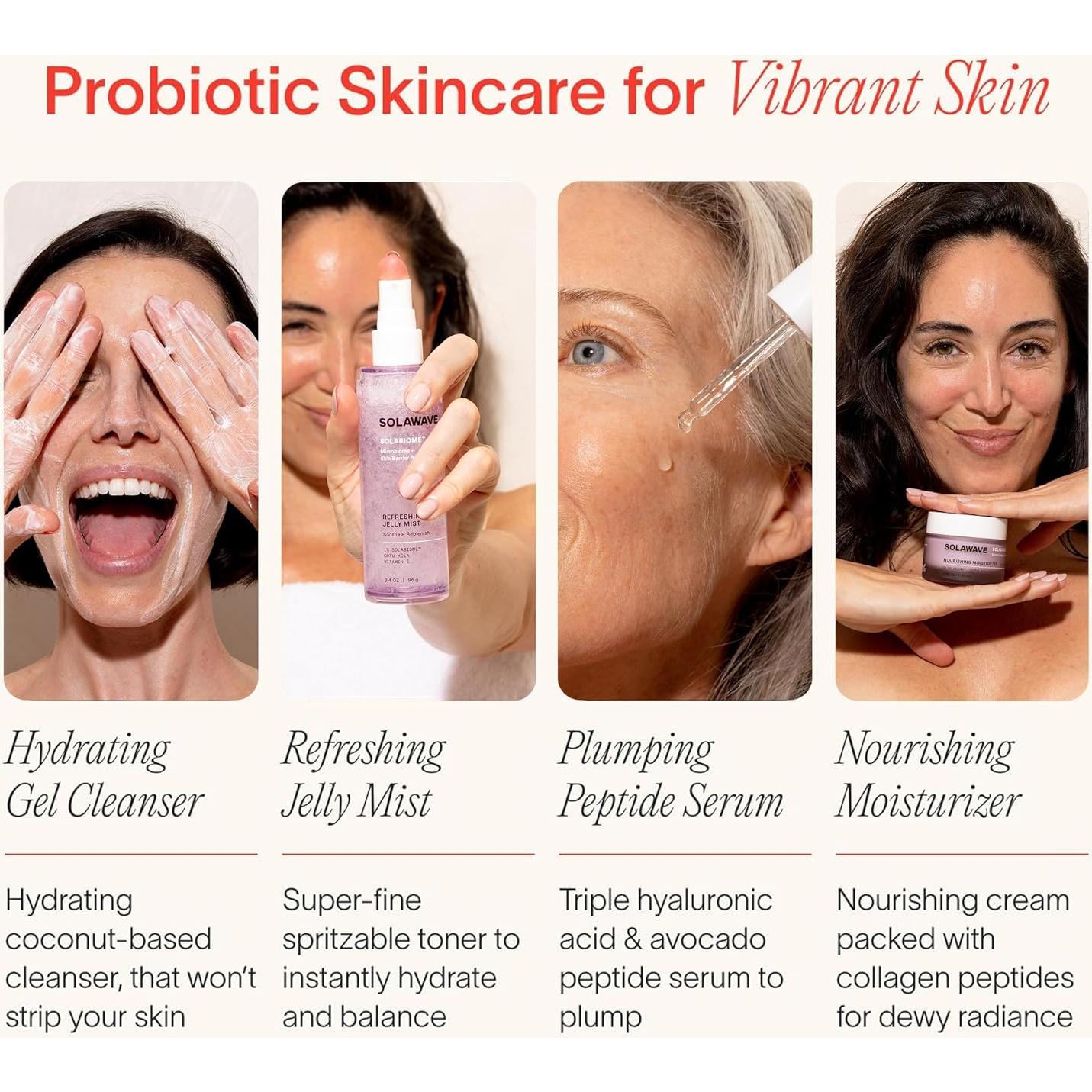 Limpiador Facial en Gel Solawave 100 ml - Hidratante y Calmante