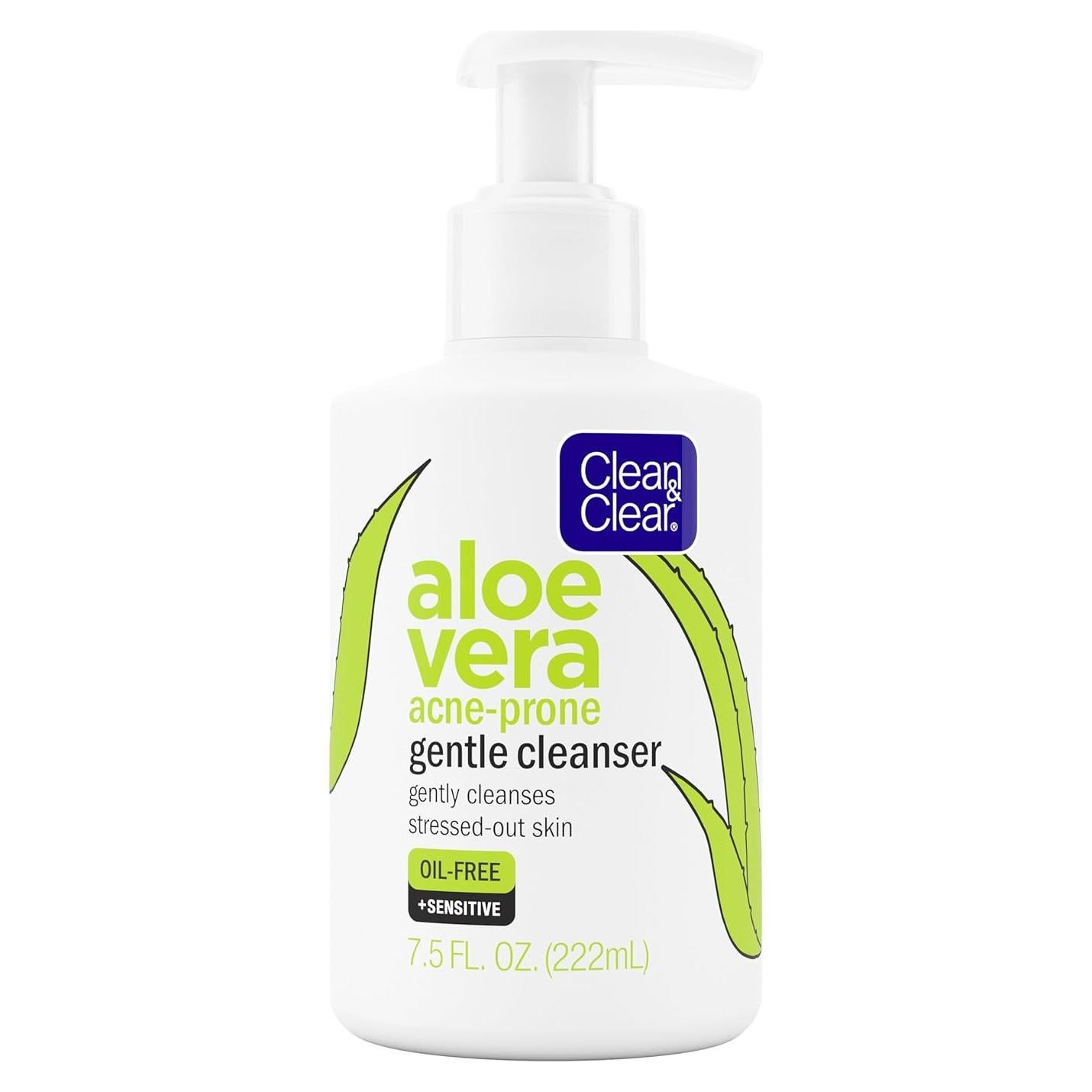 Limpiador Facial Suave Clean & Clear Aloe Vera 221.8 ml