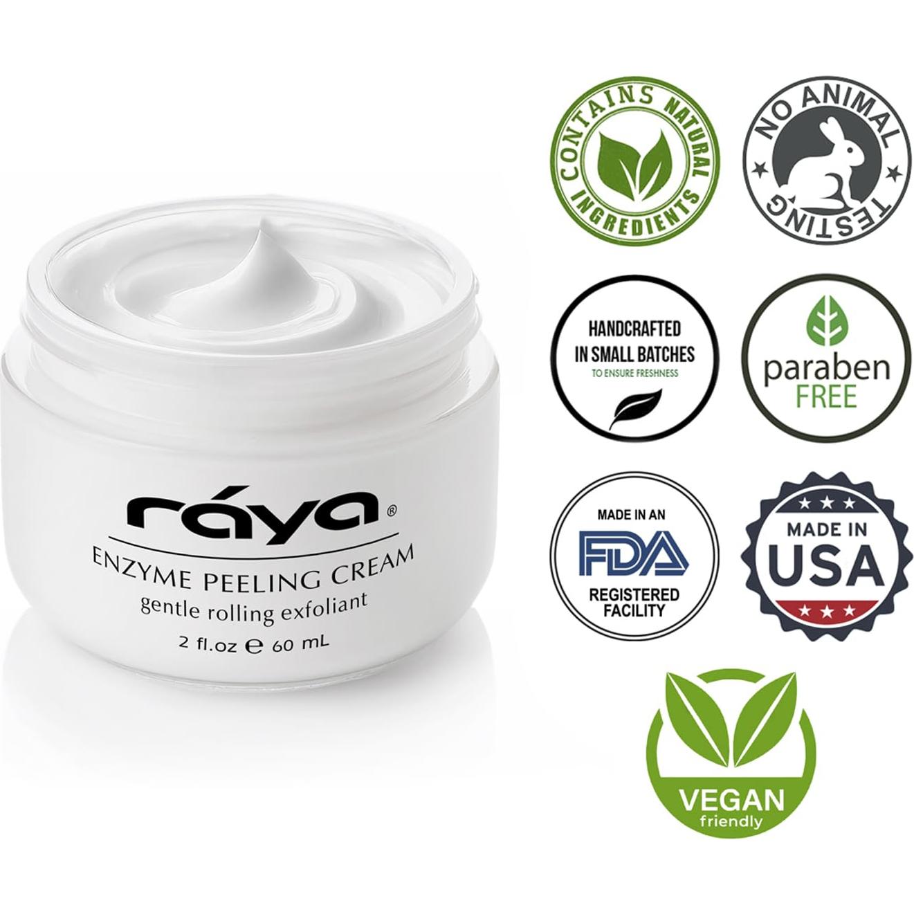 Crema Facial Exfoliante Enzimática RAYA 61g - Piel Sensible