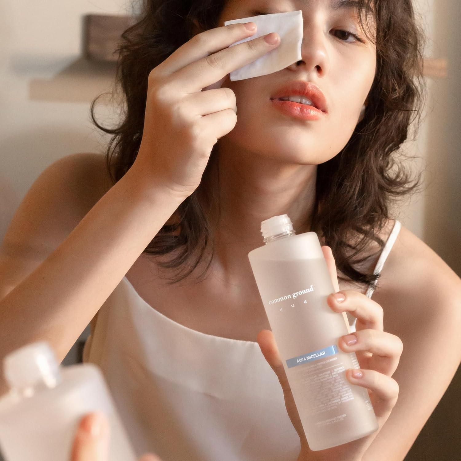 Agua Micelar 3-en-1 Nue Aqua 248 ml - Desmaquillante Vegano