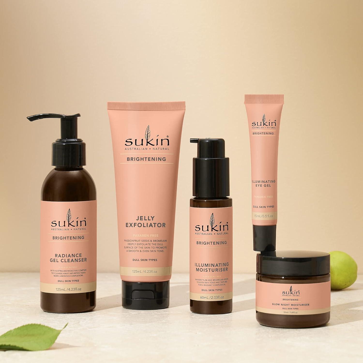 Exfoliante en Gel Iluminador Sukin con Ciruela Kakadu 120g