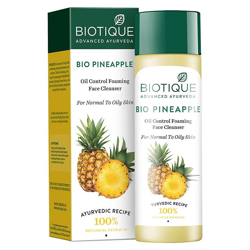 Gel Limpiador Enzimático Biotique Piña 120 ml Piel Grasa