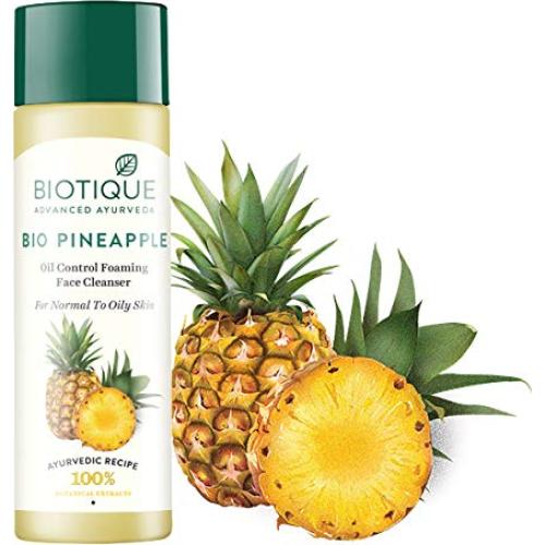Gel Limpiador Enzimático Biotique Piña 120 ml Piel Grasa