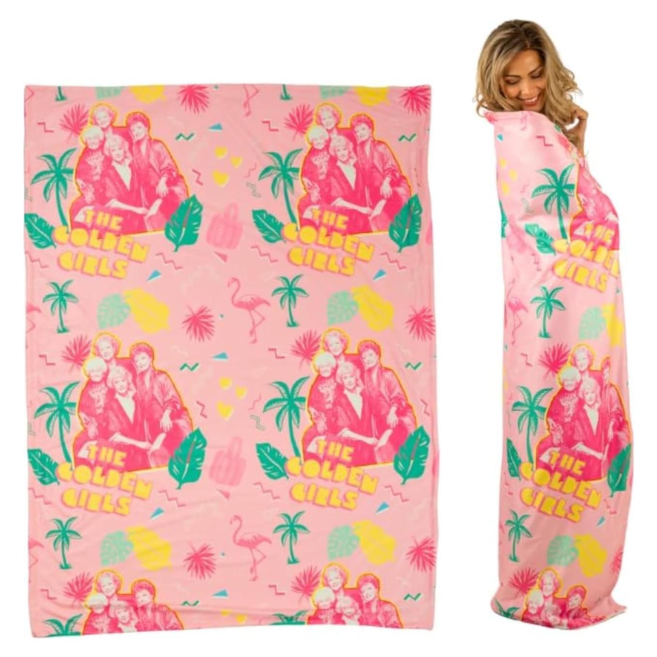 Manta de Peluche Franco Las Chicas de Oro 116x152 cm