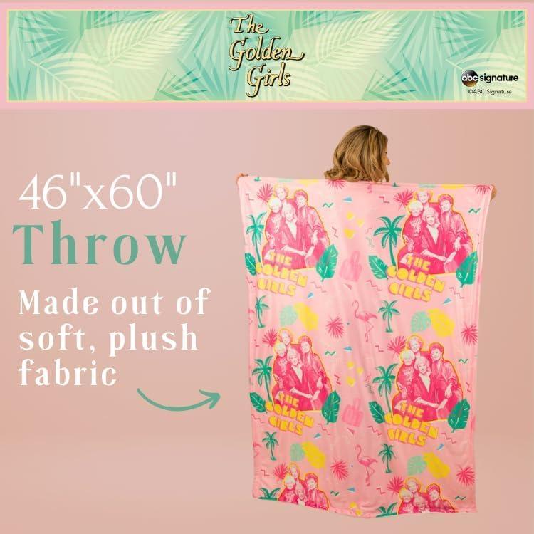 Manta de Peluche Franco Las Chicas de Oro 116x152 cm