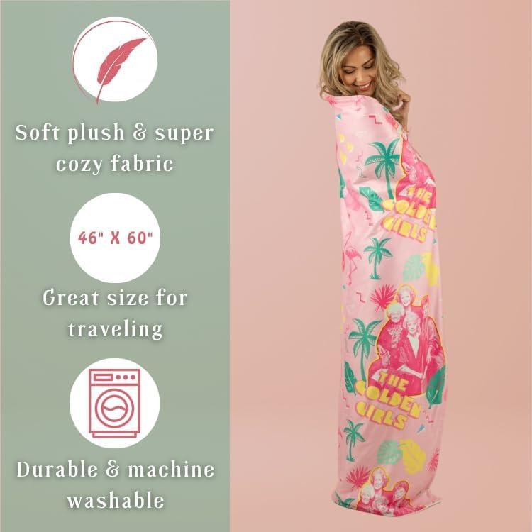 Manta de Peluche Franco Las Chicas de Oro 116x152 cm