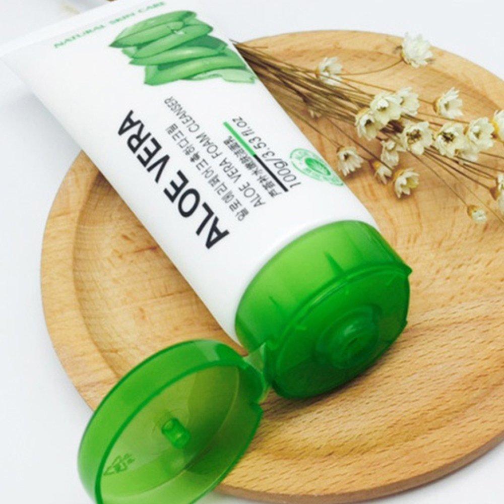 Limpiador Facial Espumoso BIOAQUA Aloe Vera 92% 100g