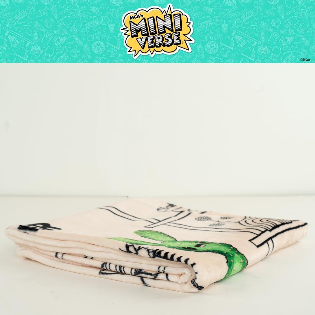 Cobija Suave Franco Miniverse Plantas 116x152 cm