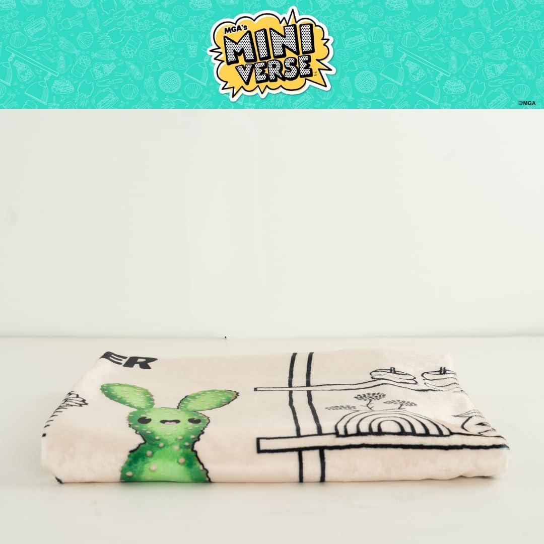 Cobija Suave Franco Miniverse Plantas 116x152 cm