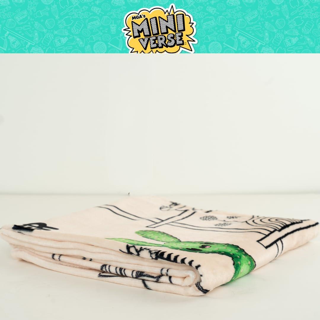 Cobija Suave Franco Miniverse Plantas 116x152 cm