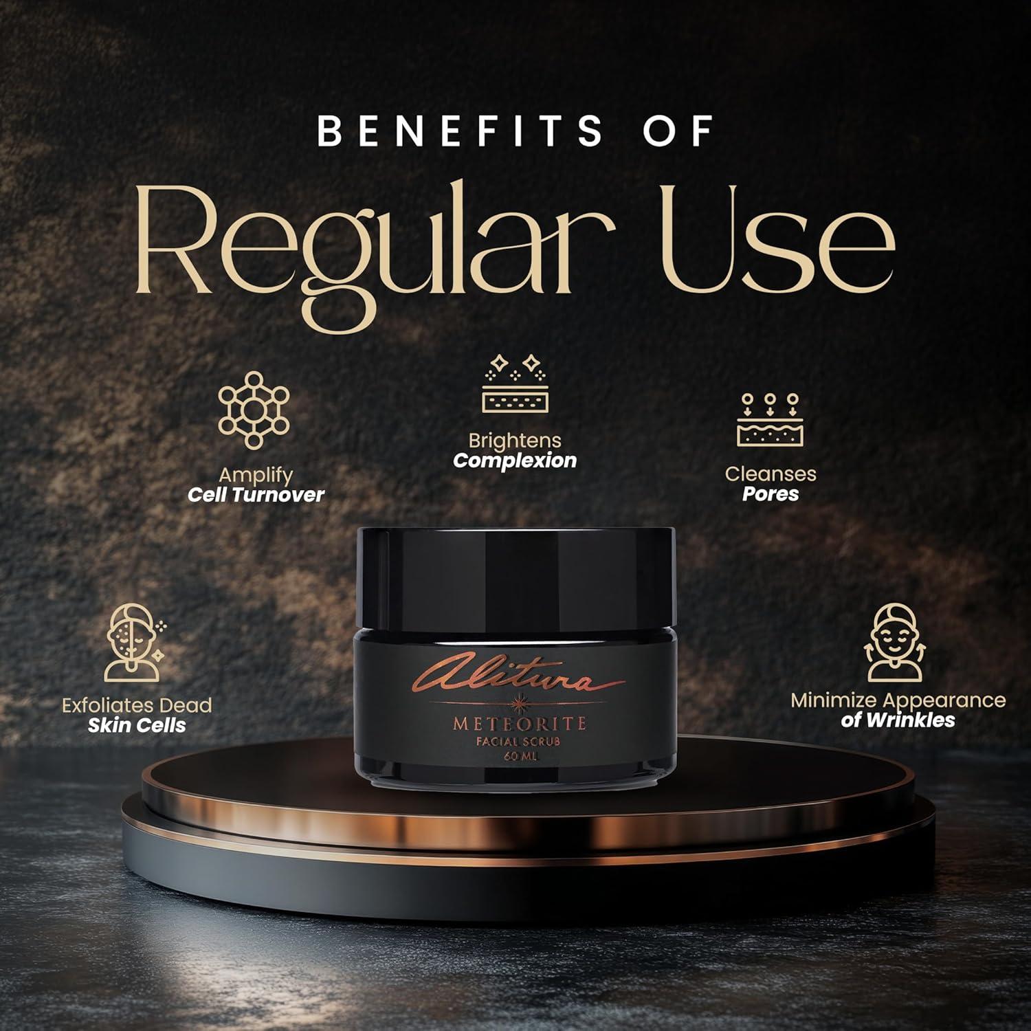 Exfoliante Meteorito Alitura 60ml - Facial y Corporal Iluminador