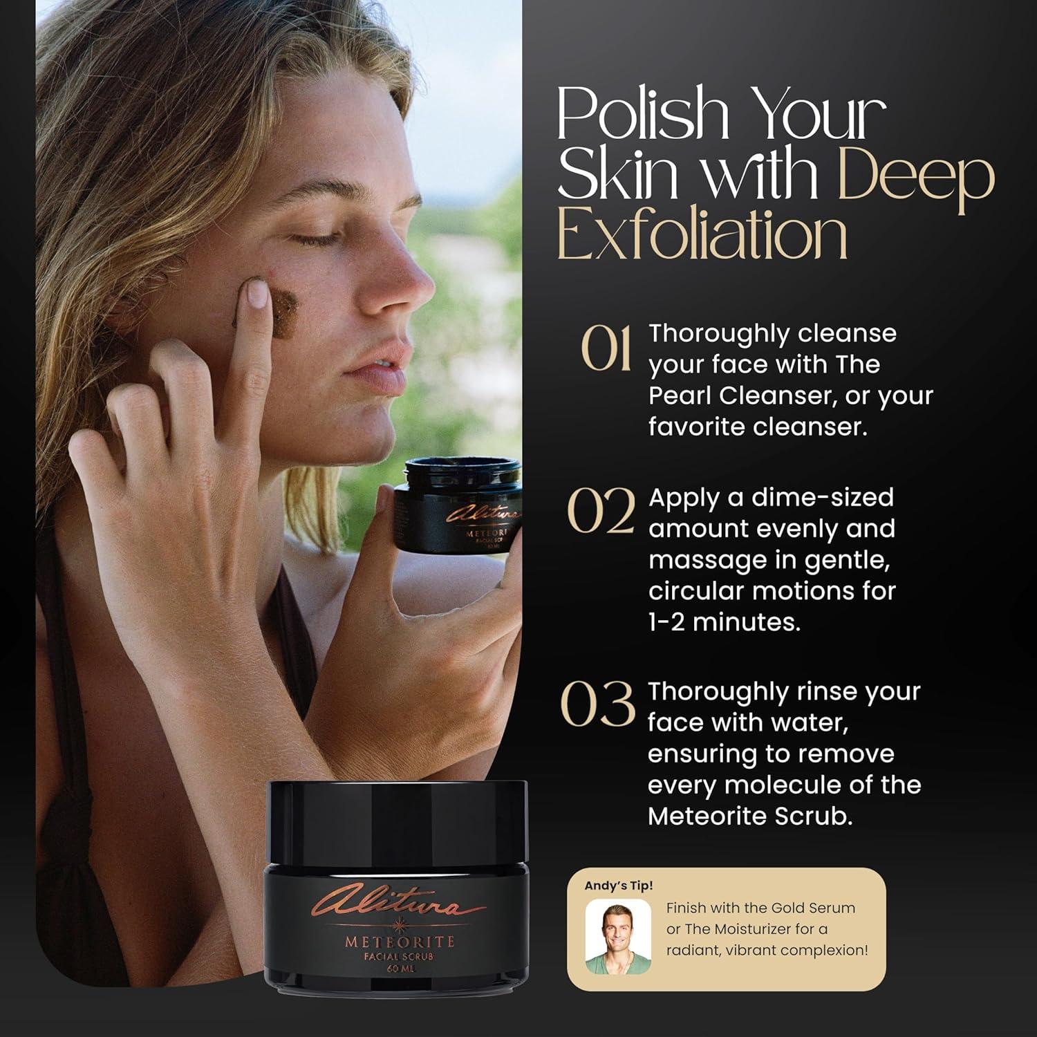 Exfoliante Meteorito Alitura 60ml - Facial y Corporal Iluminador