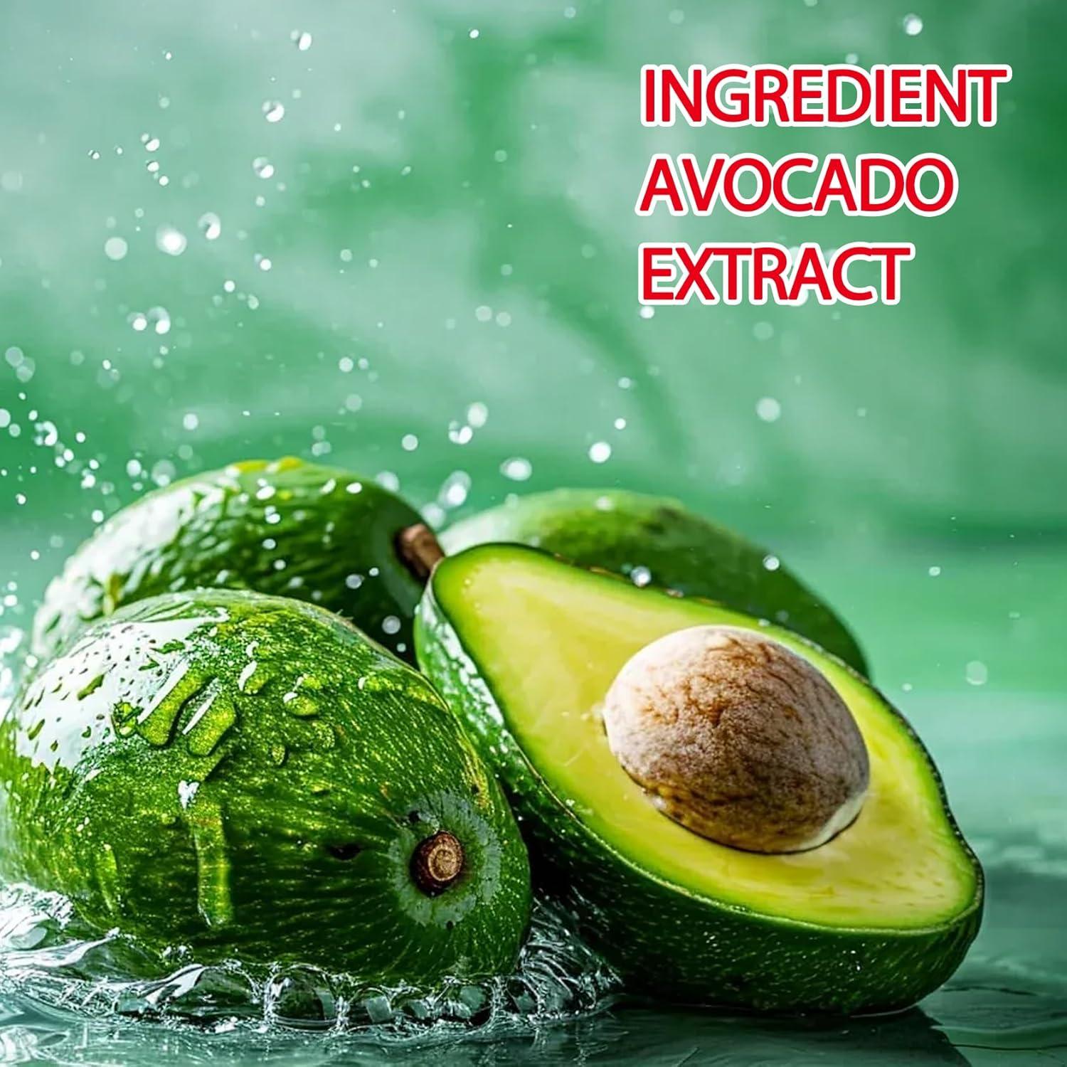 Kit Exfoliación Labios JunKuJK 2PCS Acondicionador Aguacate