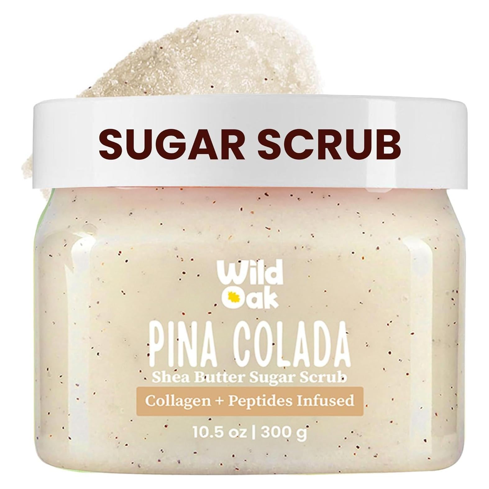 Exfoliante Corporal Vegano WildOak con Azúcar y Karité 300g