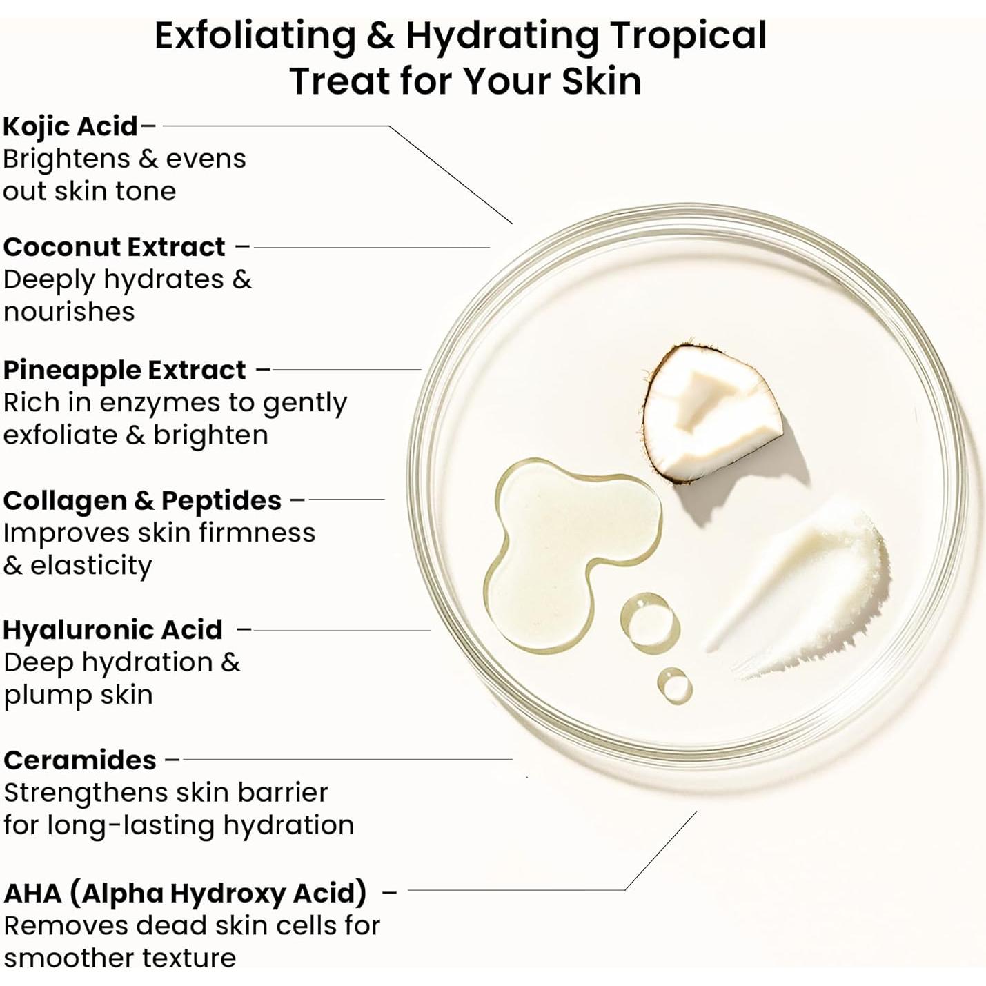 Exfoliante Corporal Vegano WildOak con Azúcar y Karité 300g