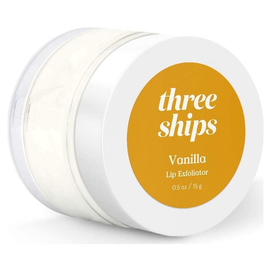 Exfoliante Labial Vegano Three Ships Vainilla 15g Hidratante