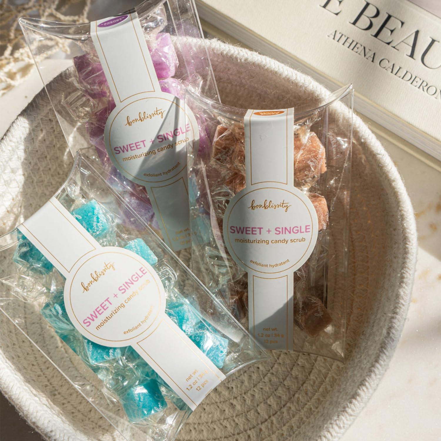 Set de 12 Cubos Exfoliantes de Azúcar Bonblissity Vainilla