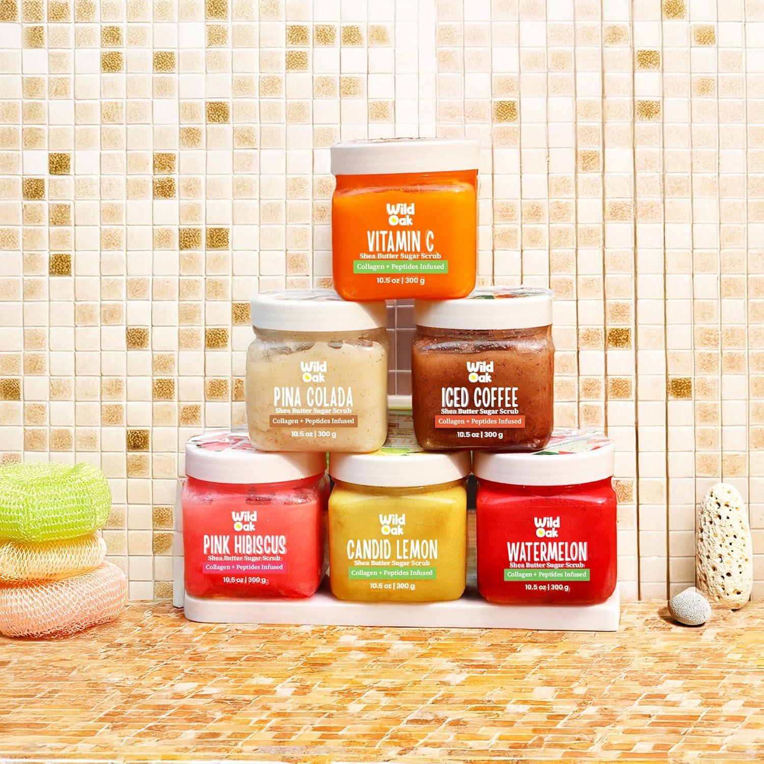 Exfoliante Corporal Vegano WildOak 300g - Azúcar y Karité