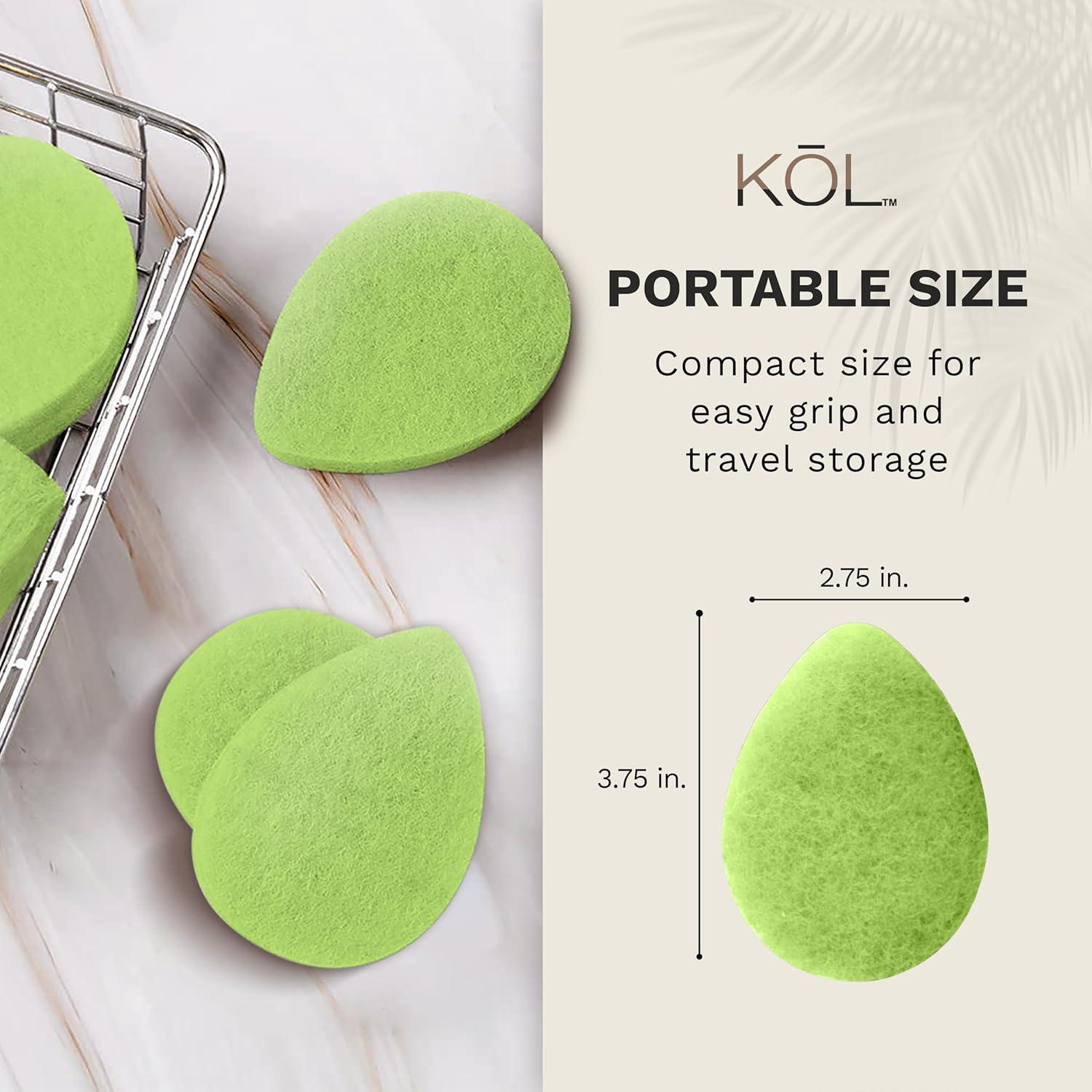 KOL Almohadillas Exfoliantes Faciales Infundidas con Aloe - 6 Unidades