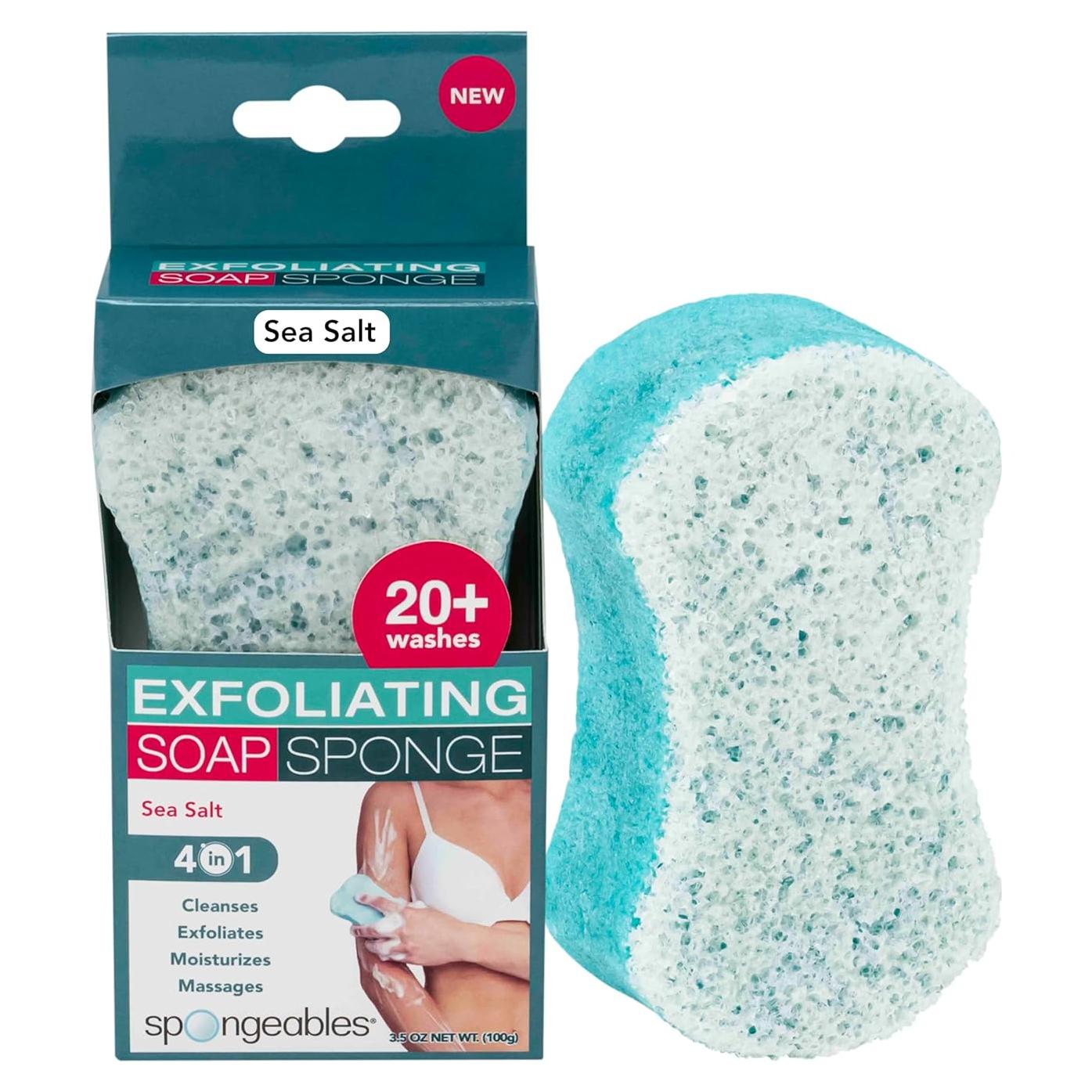 Esponja de Ducha Spongeables Sal Marina 20+ Lavados 132g