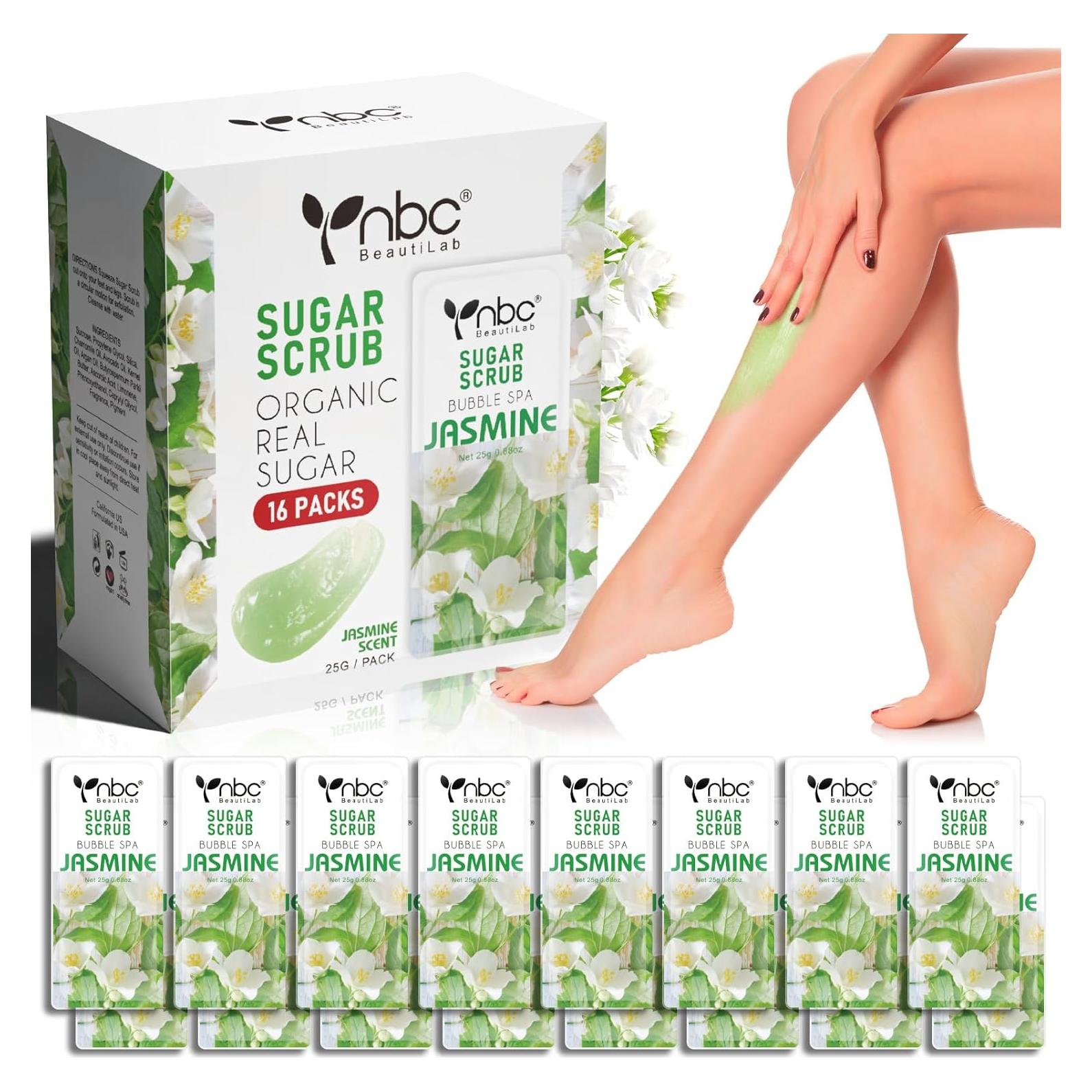 Exfoliante para Pies nbc BeautiLab Jazmín 16 Paquetes