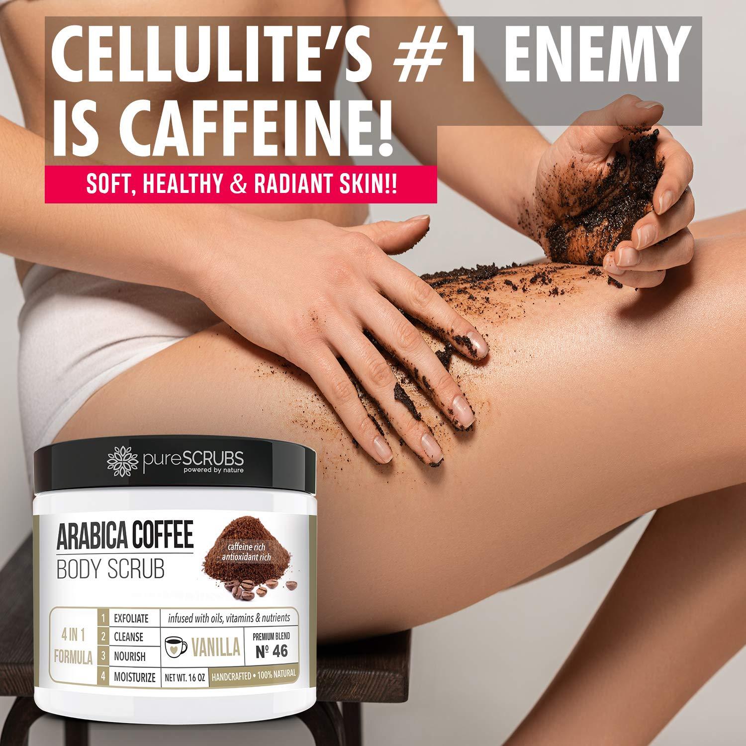 Exfoliante Corporal Orgánico pureSCRUBS 16oz Vainilla Café