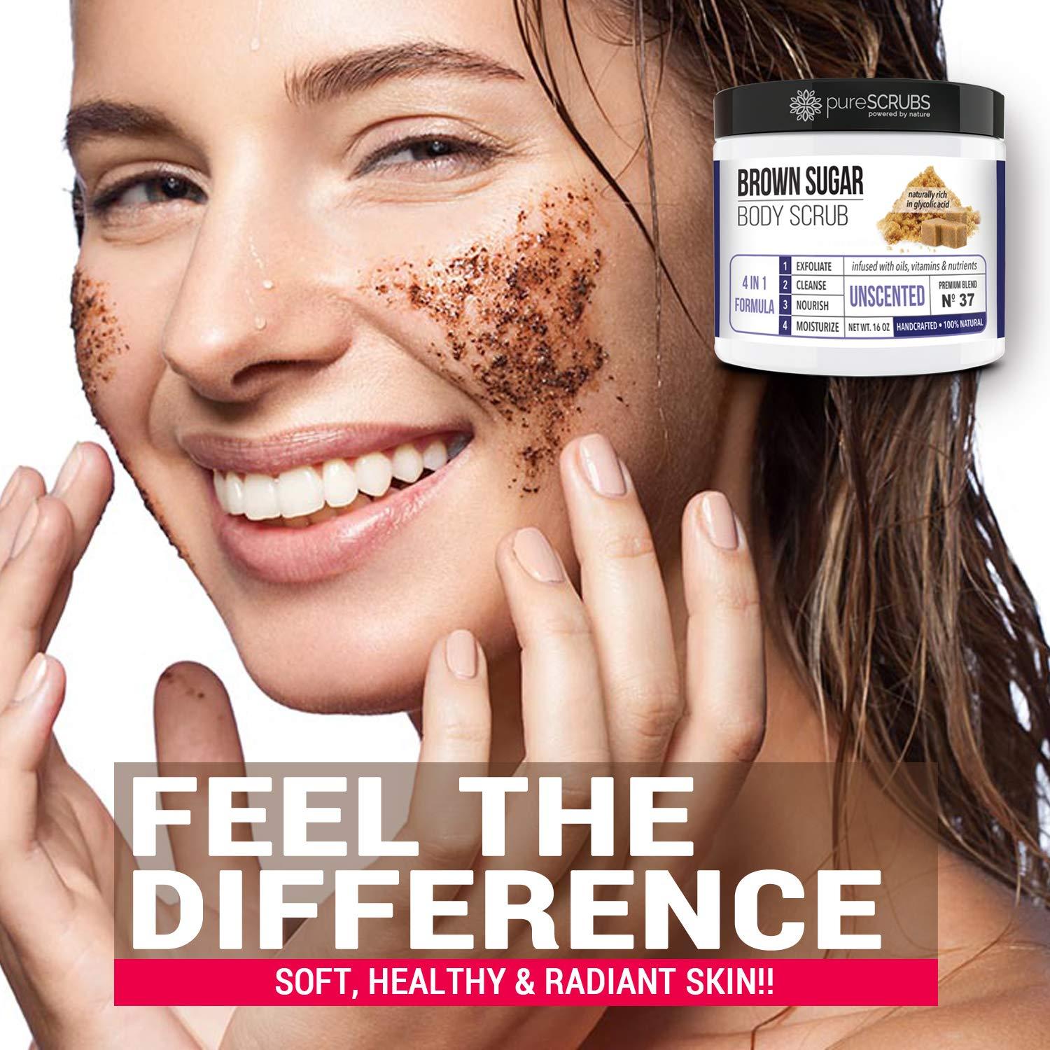 Exfoliante Corporal Sin Aroma pureSCRUBS 453.6g + Accesorios