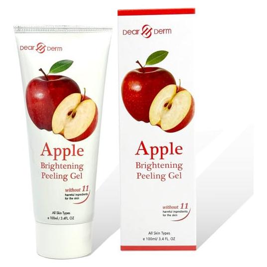 Gel Exfoliante Facial Iluminador DearDerm Manzana 150ml