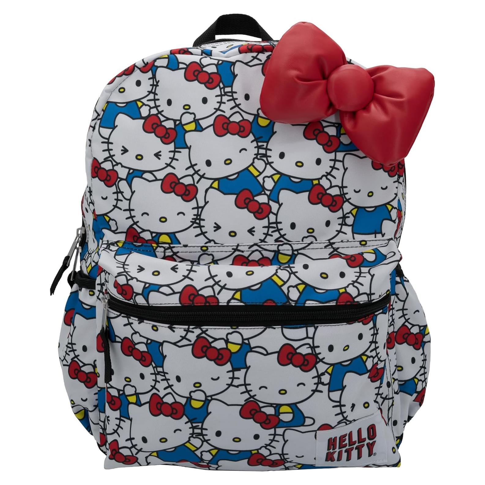 Mochila Kawaii Hello Kitty 40,6 cm Estampado Total 3D