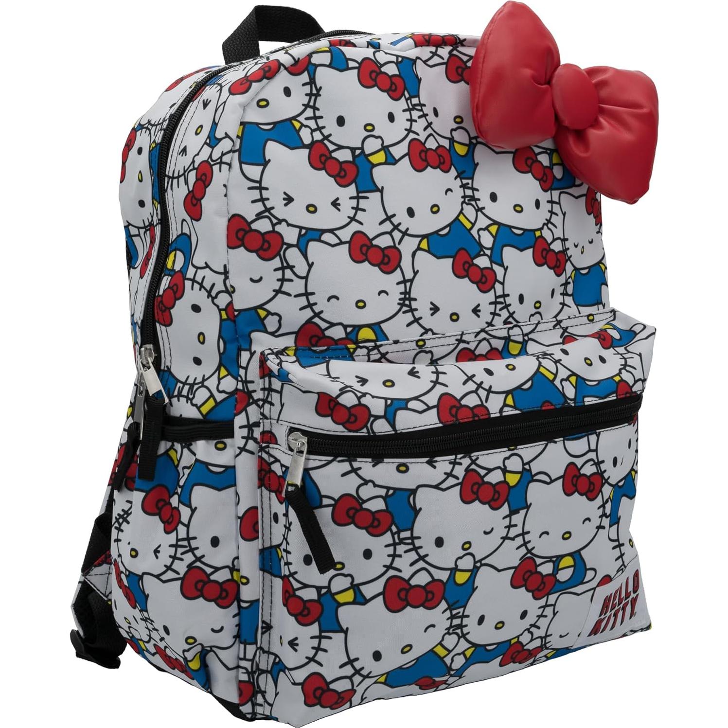 Mochila Kawaii Hello Kitty 40,6 cm Estampado Total 3D