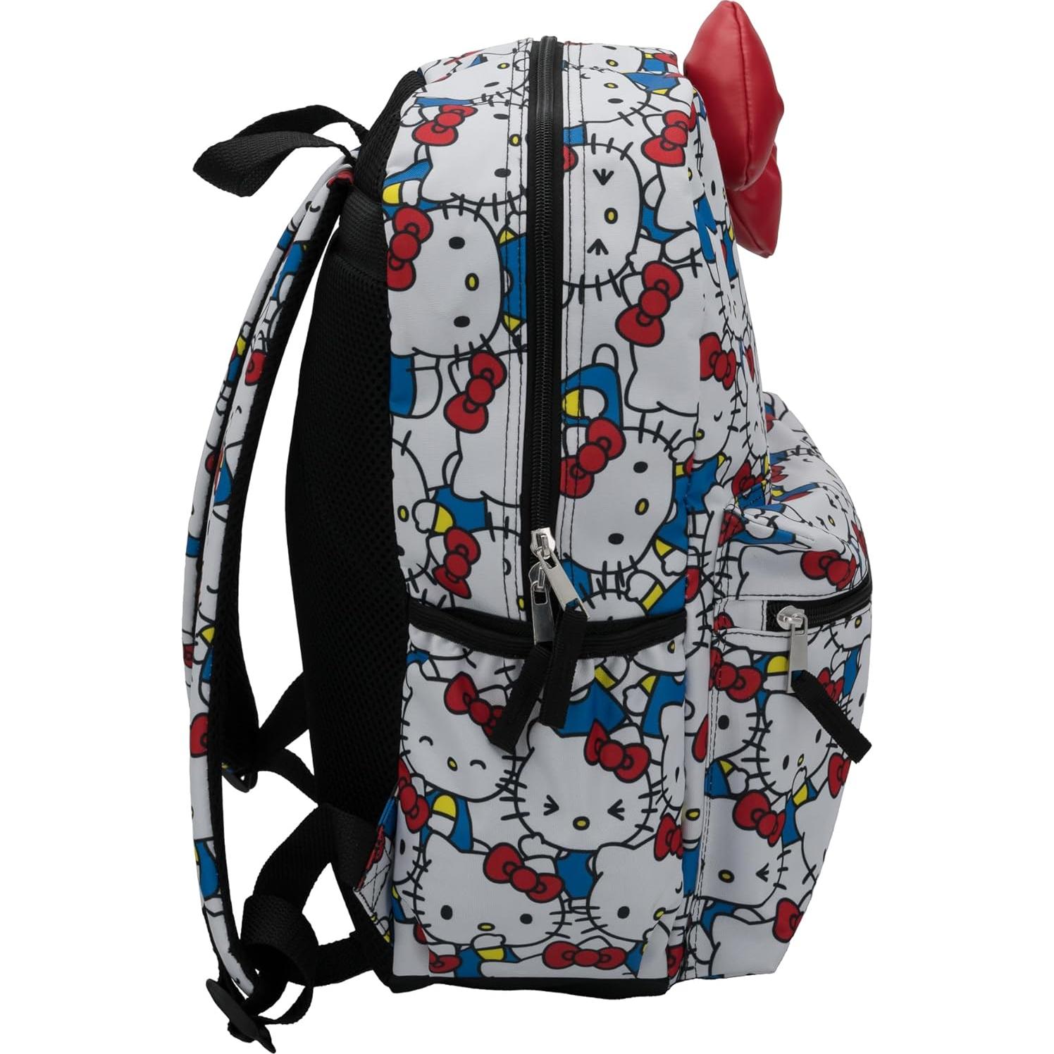 Mochila Kawaii Hello Kitty 40,6 cm Estampado Total 3D