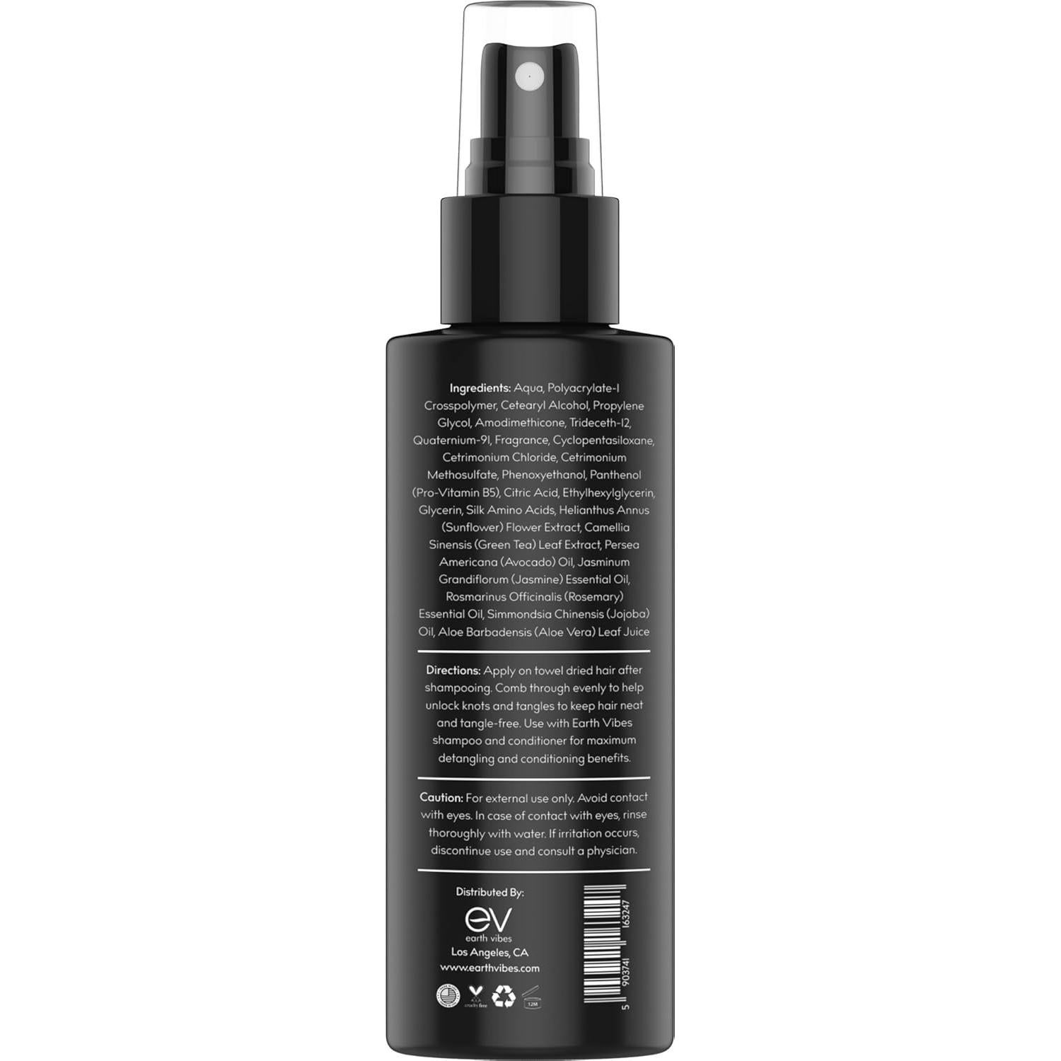 Spray Desenredante Natural Earth Vibes 118 ml - Sin Enjuague