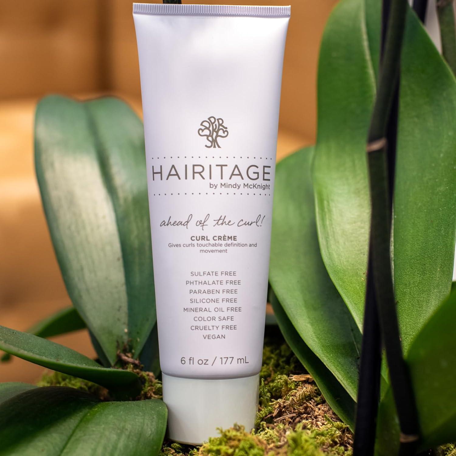 Crema para Rizos Hairitage 170g - Hidratante Anti-Frizz Vegana