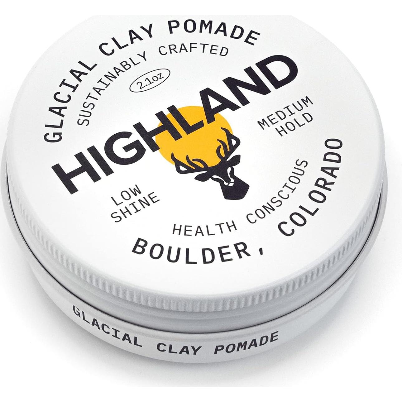 Arcilla para el cabello Highland - 100% natural, sujeción media