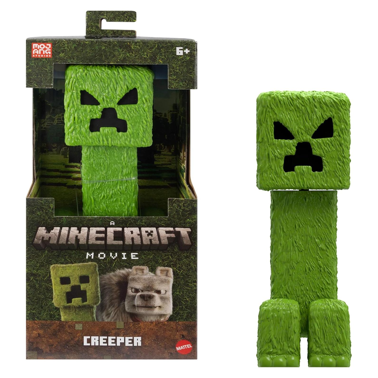 Figura de acción Mattel Minecraft Creeper 30 cm posable