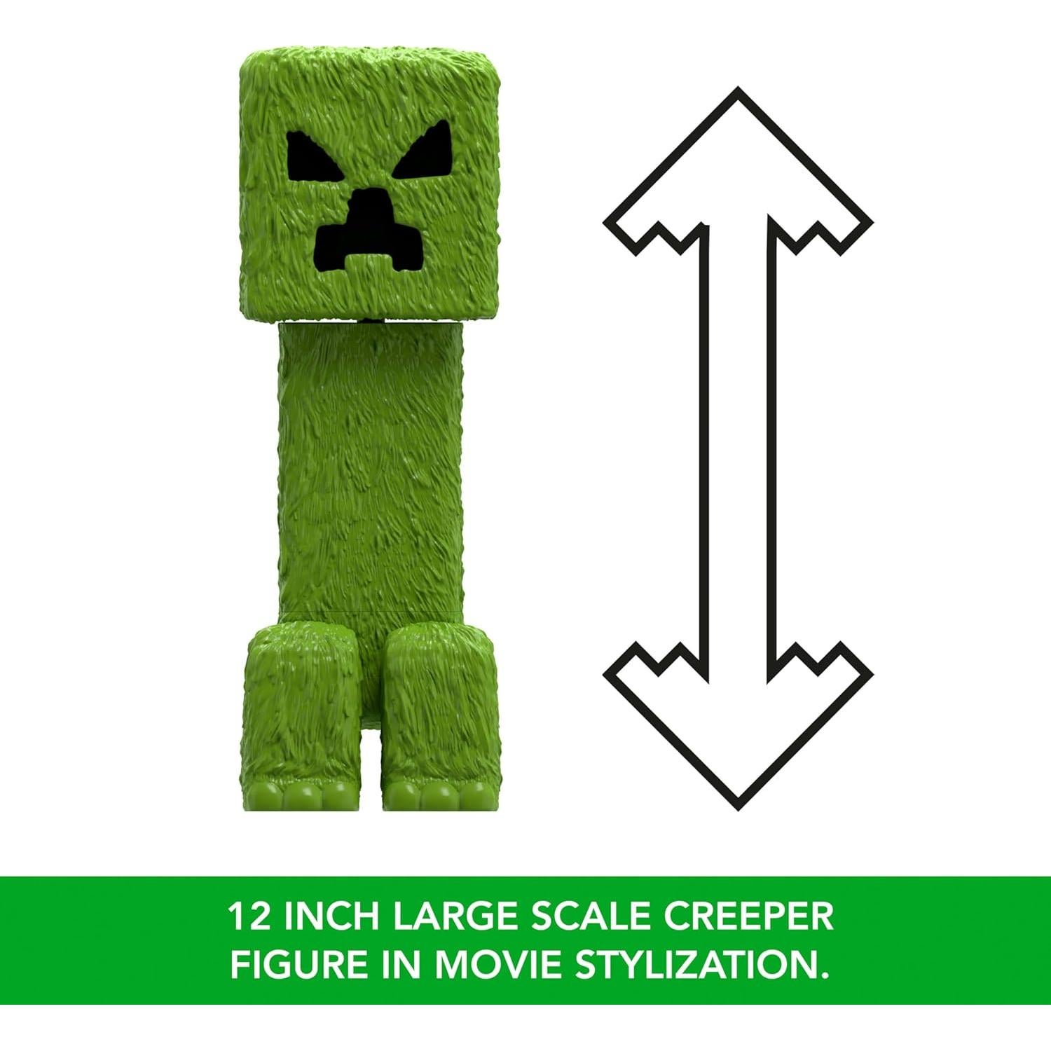 Figura de acción Mattel Minecraft Creeper 30 cm posable