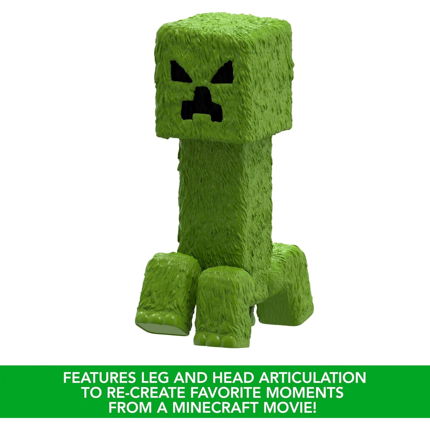 Figura de acción Mattel Minecraft Creeper 30 cm posable