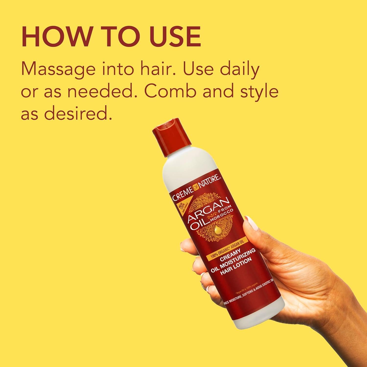 Creme of Nature Loción Hidratante con Aceite de Argán 250 ml