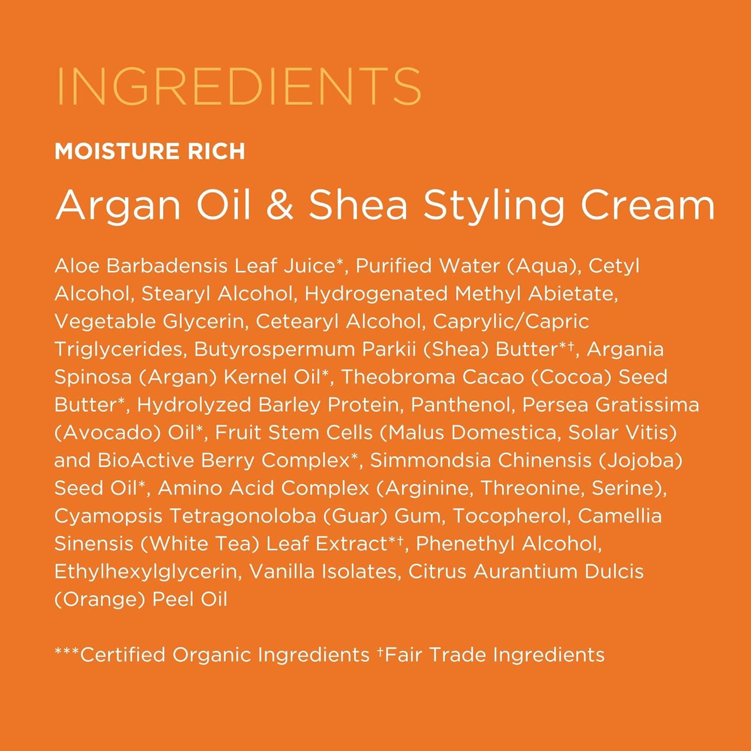 Crema de Estilo Andalou Naturals 195g Aceite de Argán y Karité