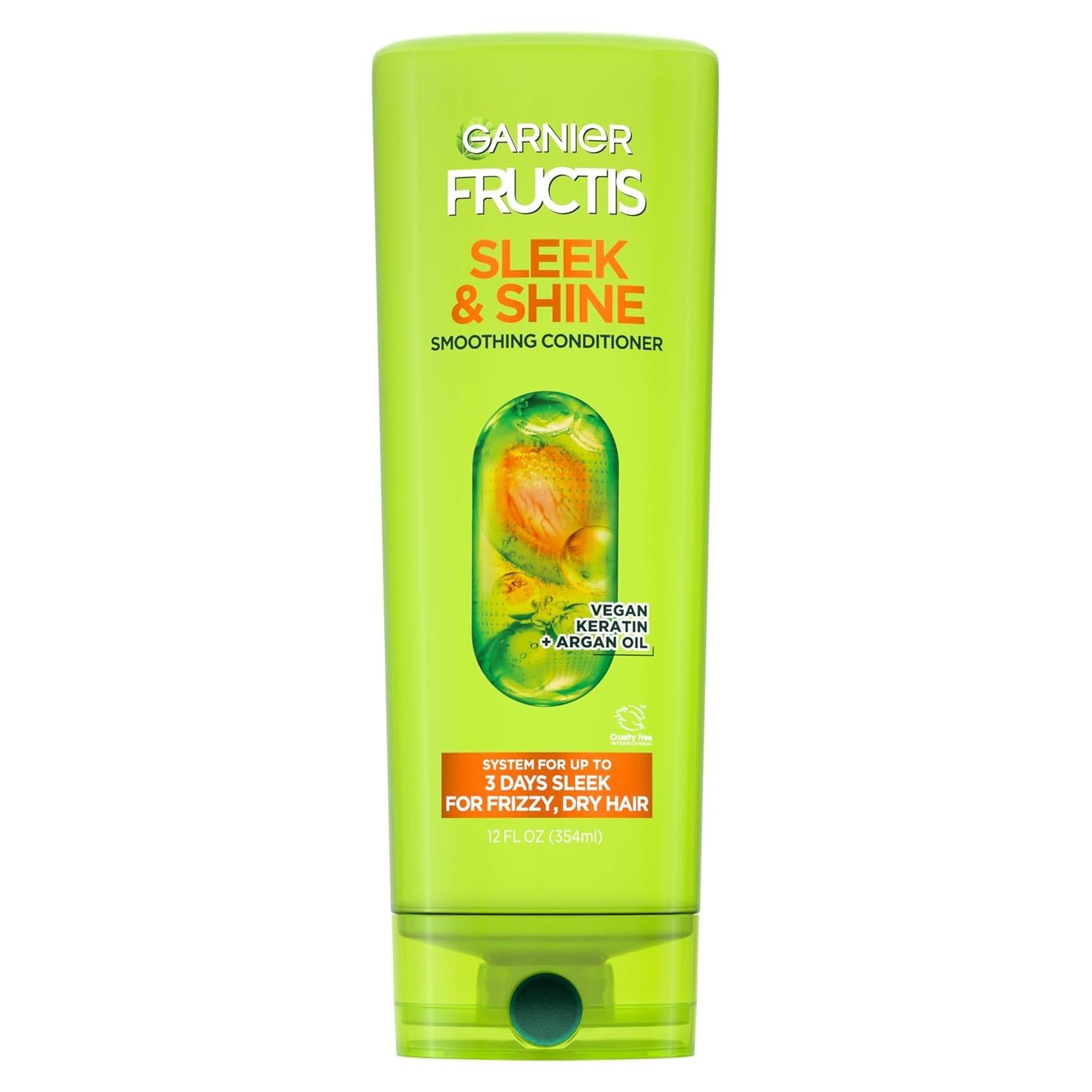 Acondicionador Garnier Fructis Liso y Brillante 621 ml Control Frizz