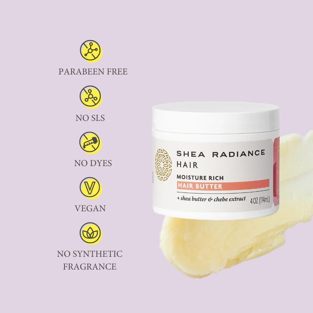Manteca para Cabello Shea Radiance 113g - Hidratante y Nutritiva