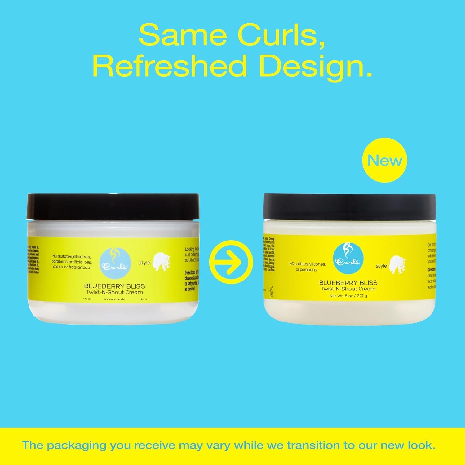 Crema para Cabello Rizado CURLS Blueberry Bliss 283.5 g