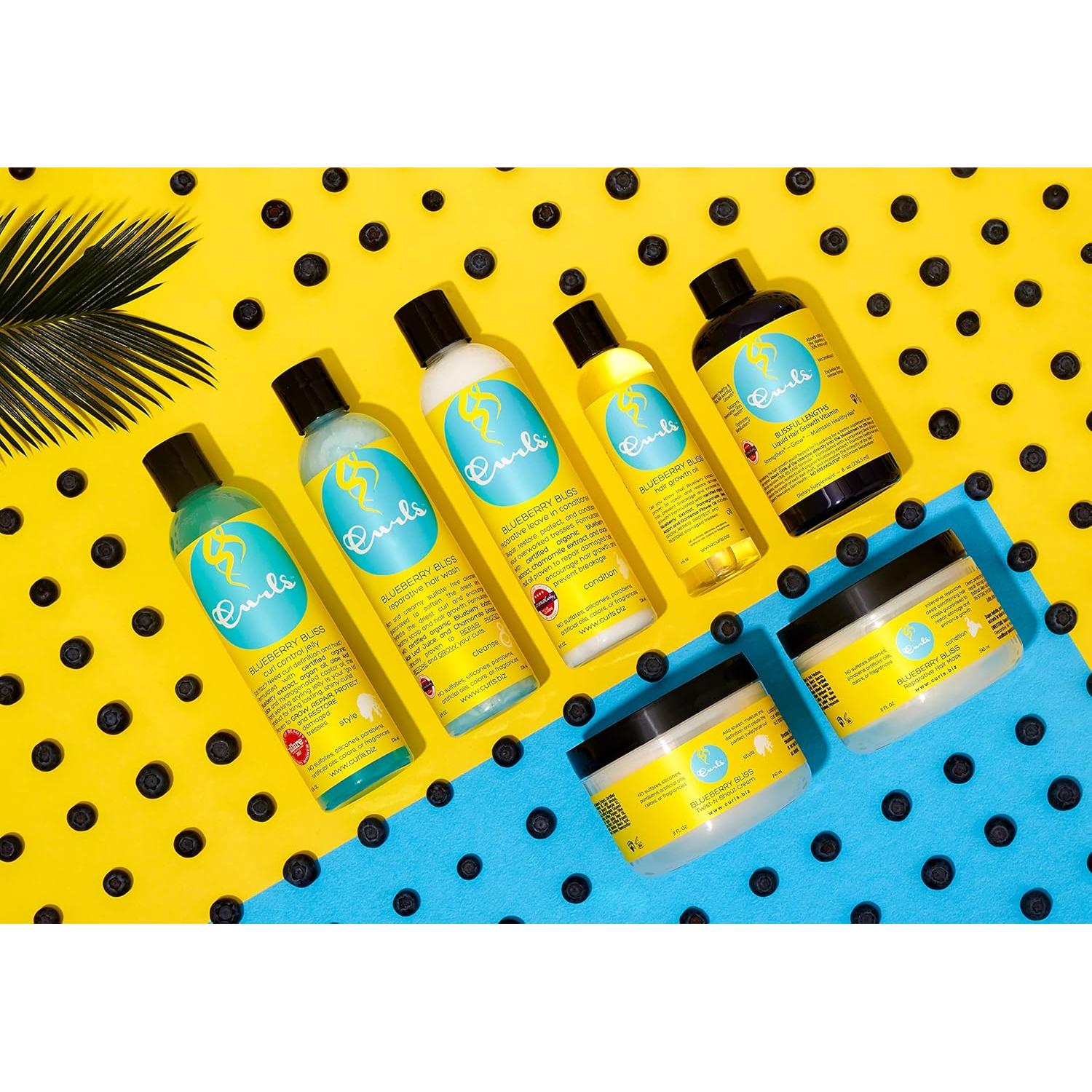 Crema para Cabello Rizado CURLS Blueberry Bliss 283.5 g